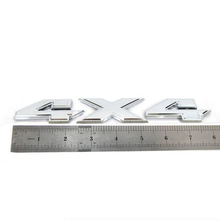 Emblem Set for 2015-2018 RAM 1500 3D Side Badge Replacement 68247897AA (Chrome / Black Red) 2-Pack/3-Pack