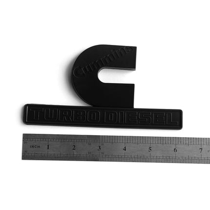 Hood Side Emblems 3D for 2013-2018 RAM 2500 3500 Cummins Turbo Diesel