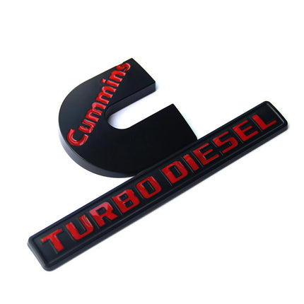 Hood Side Emblems 3D for 2013-2018 RAM 2500 3500 Cummins Turbo Diesel