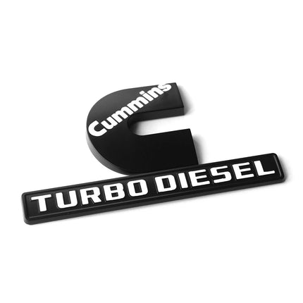 Hood Side Emblems 3D for 2013-2018 RAM 2500 3500 Cummins Turbo Diesel