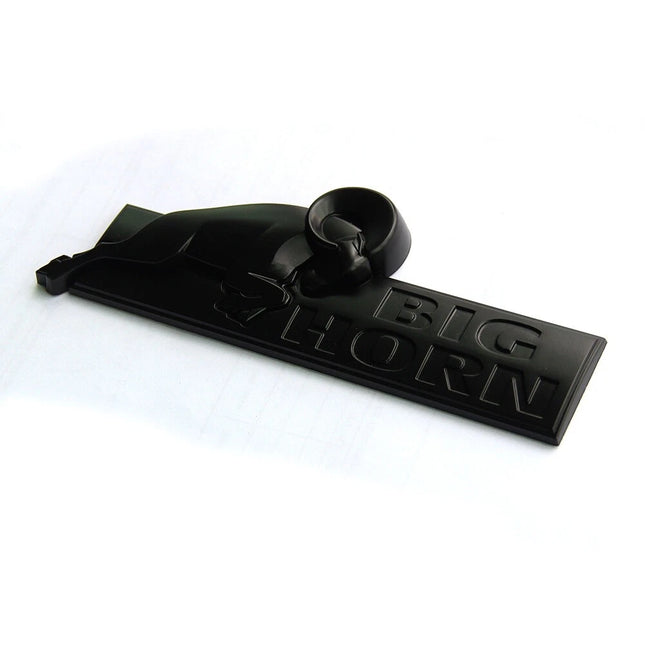 Tailgate Emblem for 2008‑2020 RAM 1500 2500 3500 Bighorn Replacement Black/Red/Chrome