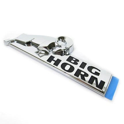 Tailgate Emblem for 2008‑2020 RAM 1500 2500 3500 Bighorn Replacement Black/Red/Chrome