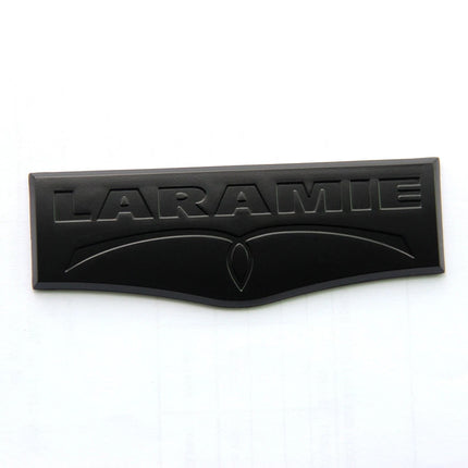 Tailgate Emblem 3D Badge Fits 2009-2021 Ram 1500 2500 3500 Laramie (Black/Red/Chrome)