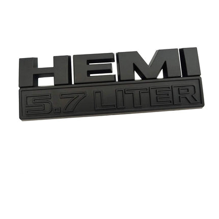 Fender Emblems for 2013-2024 RAM 1500 5.7L HEMI Badge Set 68247898AA (Black/Red/Chrome)