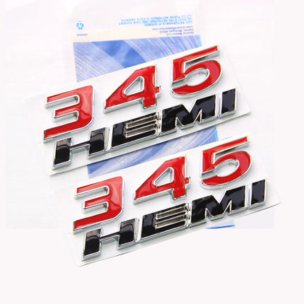 Fender Emblem Badge Set for 2011–2023 Dodge Charger Challenger 345 HEMI