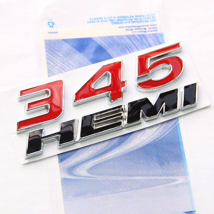 Fender Emblem Badge Set for 2011–2023 Dodge Charger Challenger 345 HEMI