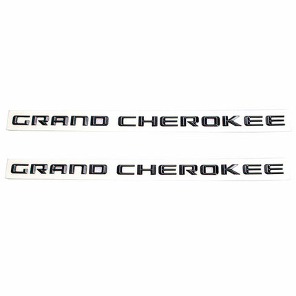 Altitude Emblem Replacement Set for 2014–2016 Jeep Grand Cherokee (Black/Chrome)