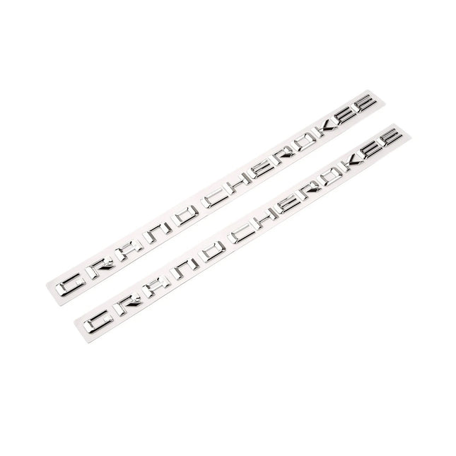 Altitude Emblem Replacement Set for 2014–2016 Jeep Grand Cherokee (Black/Chrome)