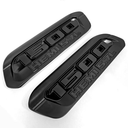 Hood Emblem Set Left Right for 2019–2024 RAM 1500 Heavy Duty Hemi 5.7