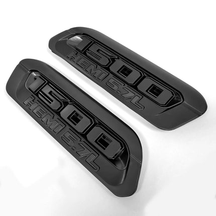 Hood Emblem Set Left Right for 2019–2024 RAM 1500 Heavy Duty Hemi 5.7