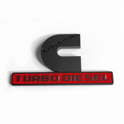 Hood Side Emblems for 2019–2026 RAM 2500/3500 Cummins Turbo Diesel
