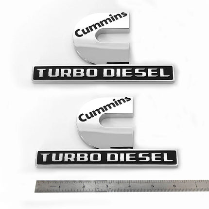 Hood Side Emblems for 2019–2026 RAM 2500/3500 Cummins Turbo Diesel