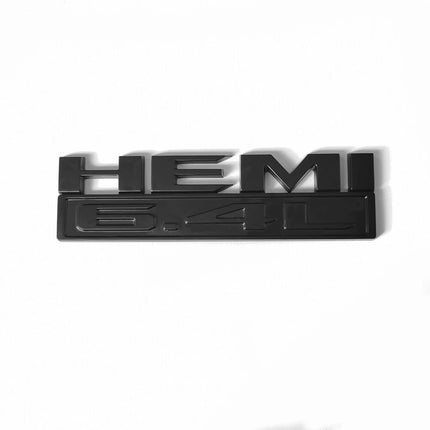 Hood Side Emblem Badges for RAM 2500/3500 2019‑2022 6.4L HEMI  (Black/Red/White/Chrome)