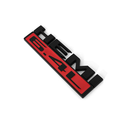 Hood Side Emblem Badges for RAM 2500/3500 2019‑2022 6.4L HEMI  (Black/Red/White/Chrome)