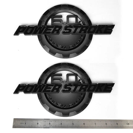 Emblem Set Fits 2003-2007 6.0L Power Stroke F-250 Lariat Super Duty