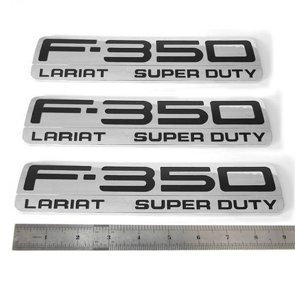 Emblem Set Fits 2003-2007 6.0L Power Stroke F-350 Lariat Super Duty