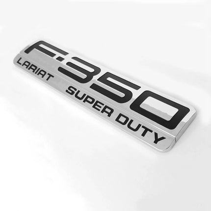 Emblem Set Fits 2003-2007 6.0L Power Stroke F-350 Lariat Super Duty
