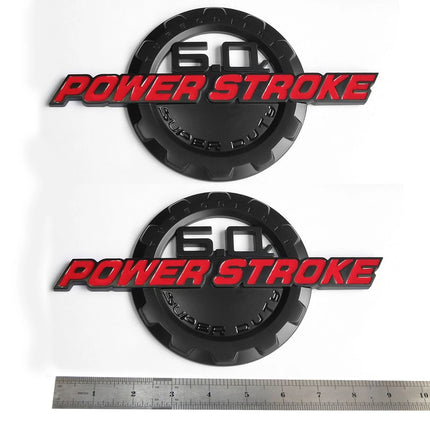 Emblem Set Fits 2003-2007 6.0L Power Stroke F-350 Lariat Super Duty