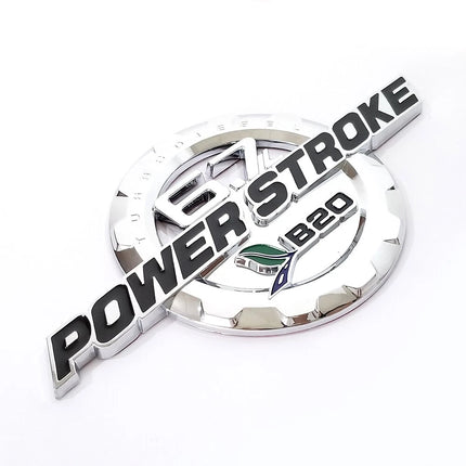Door Emblem Set for 2017-2019 F250 F350 6.7L Powerstroke Super Duty B20