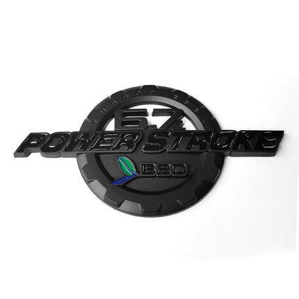 Door Emblem Set for 2017-2019 F250 F350 6.7L Powerstroke Super Duty B20