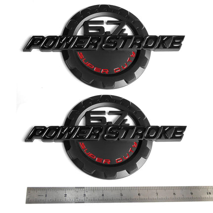 Emblem Badge Set for 2011-2016 F-250 F-350 Super Duty 6.7L Powerstroke