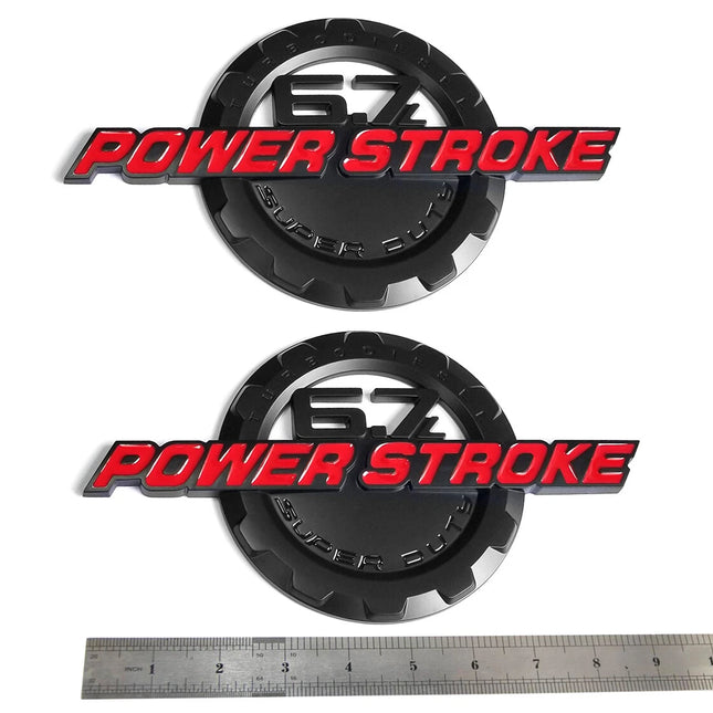 Emblem Badge Set for 2011-2016 F-250 F-350 Super Duty 6.7L Powerstroke