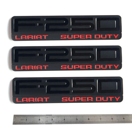Emblem Badge Set for 2011-2016 F-250 Super Duty Lariat 6.7L Powerstroke