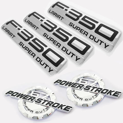 Emblem Badges for 2011-2016 F-350 Super Duty Lariat 6.7L Powerstroke