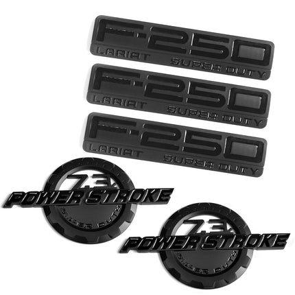 Emblem Badge Set for 1999-2003 F250 Lariat Super Duty 7.3L Powerstroke