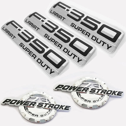 Emblem Badge Set for 1999-2003 F350 Super Duty Lariat 7.3L Power Stroke