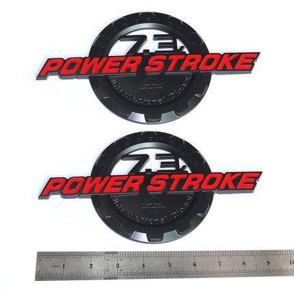 Emblem Badge Set for 1999-2003 F250 F350 7.3L Powerstroke International