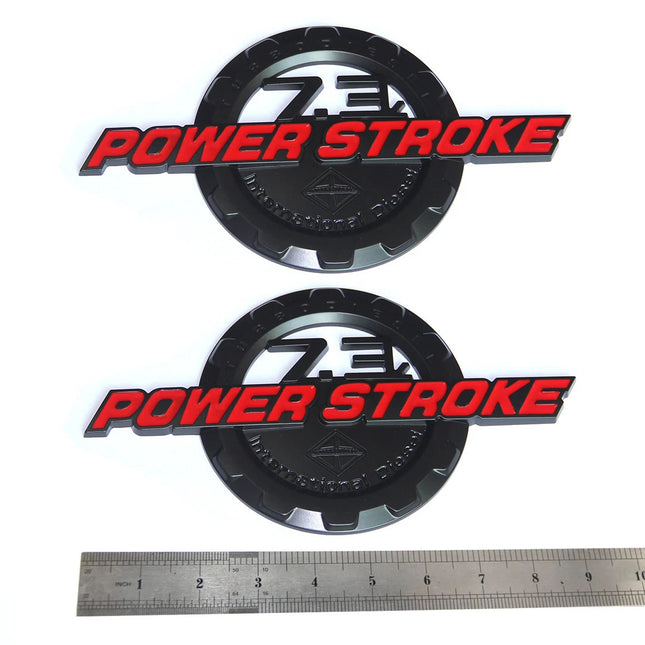 Emblem Badge Set for 1999-2003 F250 F350 7.3L Powerstroke International