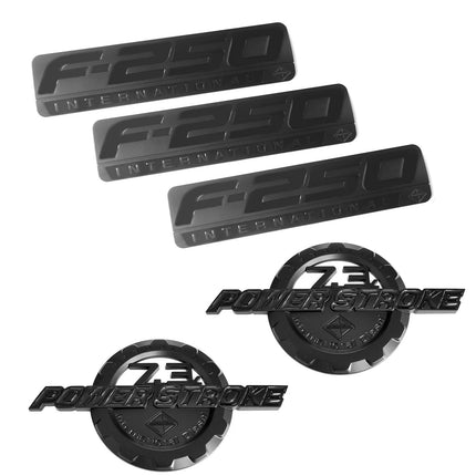 3D Emblem Badge Set for 1999-2003 F250 7.3L Power Stroke International