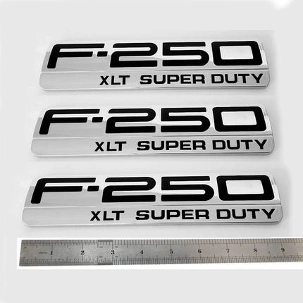3D Emblem Badge Set for 1999-2003 F250 Super Duty XLT 7.3L Power Stroke