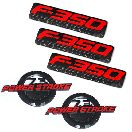 Side Tailgate Emblems for 1999–2003 F350 International 7.3L Power Stroke
