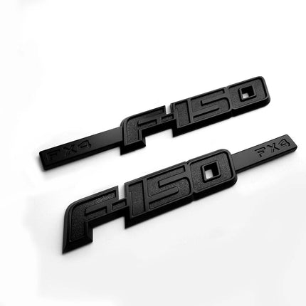 FX4 Side Emblem Set for 2009-2014 Ford F150 3D Raised Badge Replacement