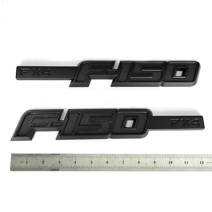 FX4 Side Emblem Set for 2009-2014 Ford F150 3D Raised Badge Replacement