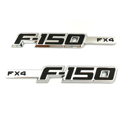FX4 Side Emblem Set for 2009-2014 Ford F150 3D Raised Badge Replacement