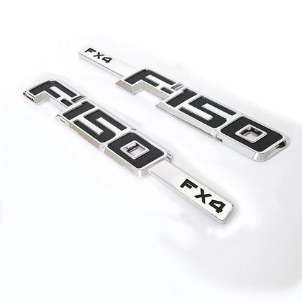 FX4 Side Emblem Set for 2009-2014 Ford F150 3D Raised Badge Replacement