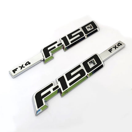 FX4 Side Emblem Set for 2009-2014 Ford F150 3D Raised Badge Replacement