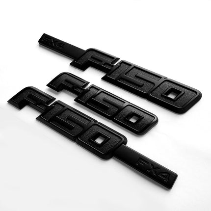 FX4 Emblem Set for 2009-2014 Ford F-150 Side Tailgate Badge Replacement