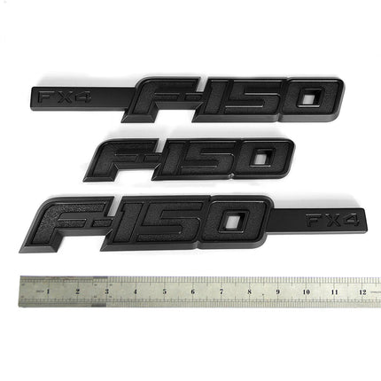 FX4 Emblem Set for 2009-2014 Ford F-150 Side Tailgate Badge Replacement