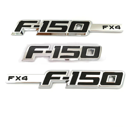 FX4 Emblem Set for 2009-2014 Ford F-150 Side Tailgate Badge Replacement