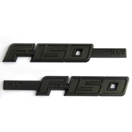 XLT Side Emblem Set for 2009-2014 Ford F-150 3D Raised Badge Replacement