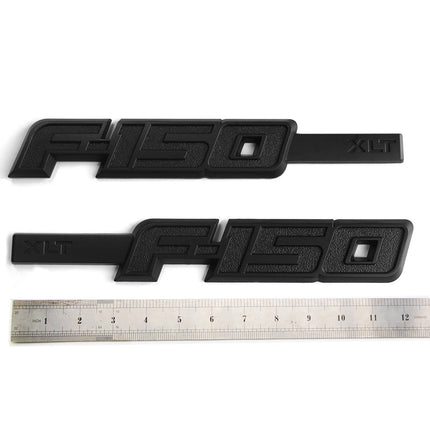 XLT Side Emblem Set for 2009-2014 Ford F-150 3D Raised Badge Replacement