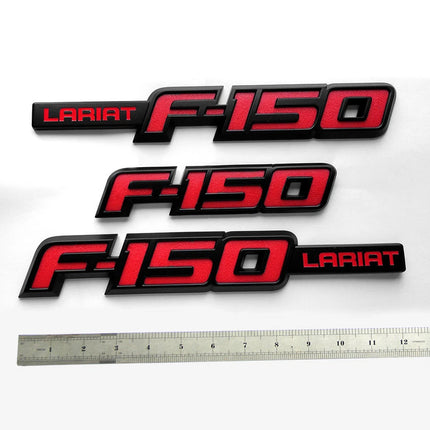 Fender & Rear Emblem Badges for 2009-2014 Ford F150 Lariat Replacement