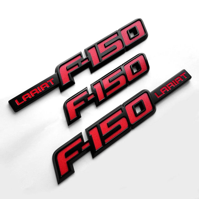 Fender & Rear Emblem Badges for 2009-2014 Ford F150 Lariat Replacement