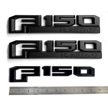 Lariat 3D Emblem Badge Set for 2015–2020 Ford F-150 Fender & Tailgate