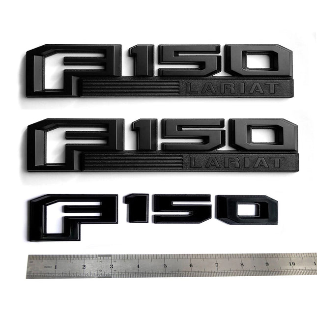 Lariat 3D Emblem Badge Set for 2015–2020 Ford F-150 Fender & Tailgate
