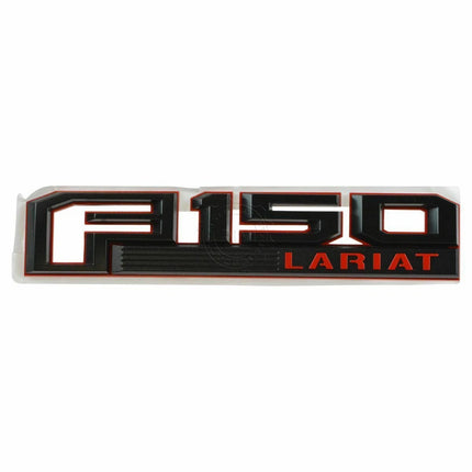 Lariat 3D Emblem Badge Set for 2015–2020 Ford F-150 Fender & Tailgate